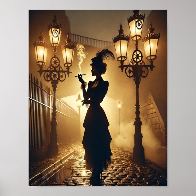 Steampunk Poster 67 Die Gaslight Seductress (Vorne)