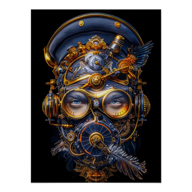 Steampunk Poster Design (Vorderseite)