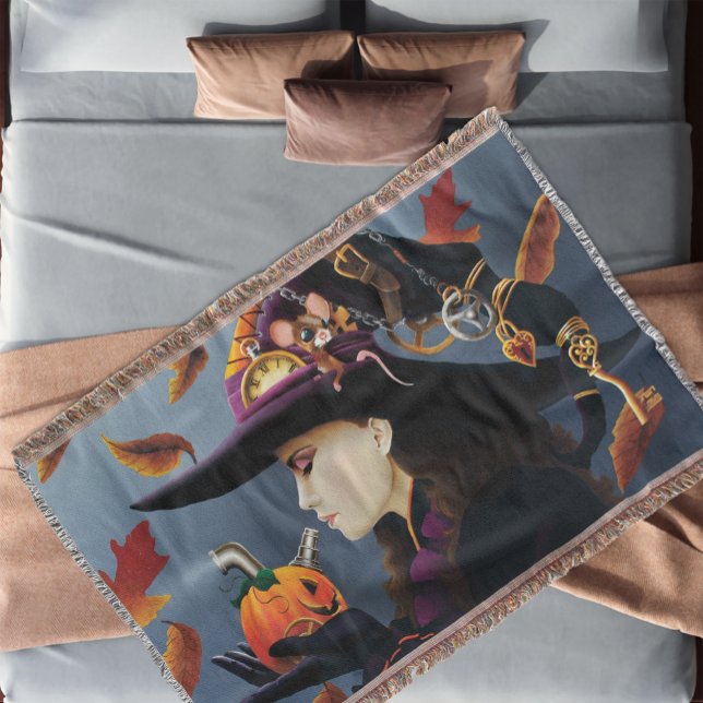 Steampunk Pumpkin Hexe Decke (Von Creator hochgeladen)