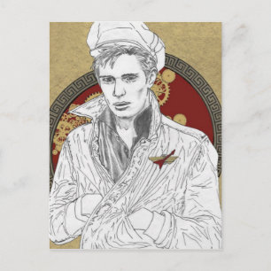 Steampunk Punk Postkarte