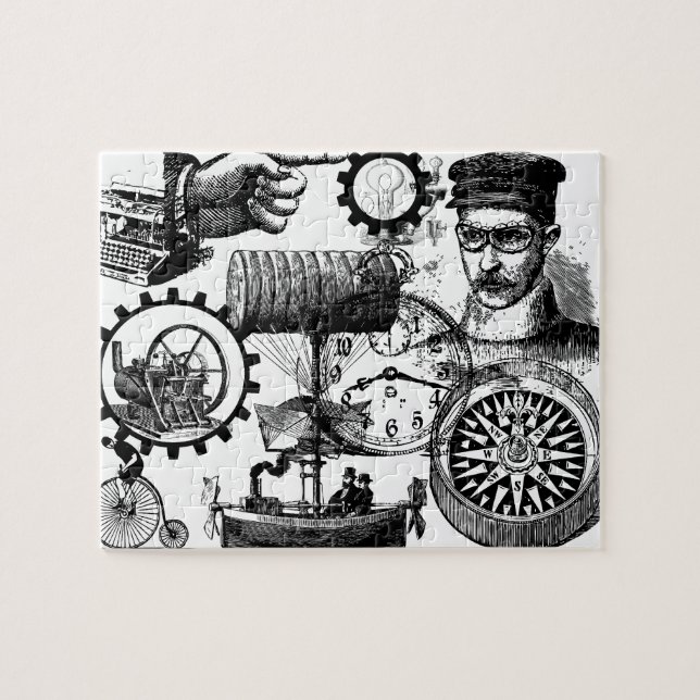 Steampunk-Rätsel (Horizontal)