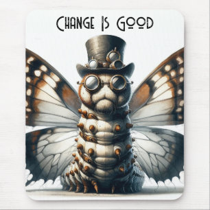 Steampunk-Raupe Mousepad