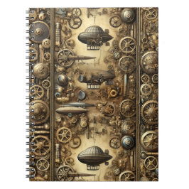 Steampunk Retro-Futuristic  Notizblock
