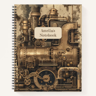 Steampunk Retro Notizbuch