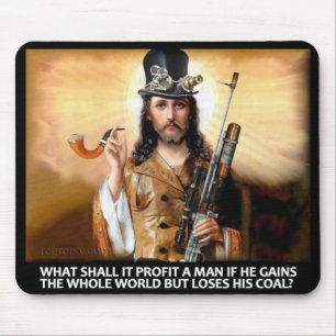 Steampunk Retter Mousepad