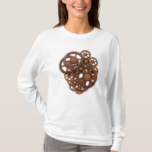 Steampunk rostige Metallgänge mit Schatten T-Shirt