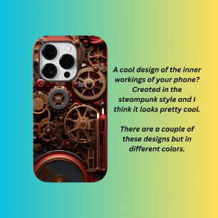 Steampunk rot Case-Mate iPhone 14 pro hülle
