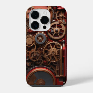 Steampunk rot iPhone 14 pro hülle