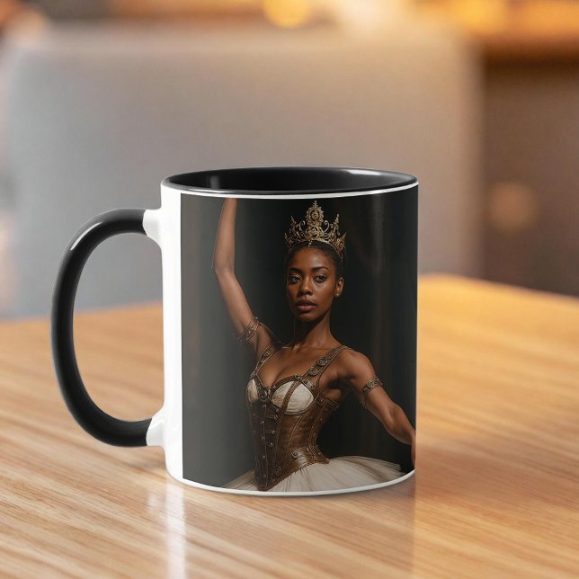 Steampunk Royal Ballerina Elegante Fantasie Tasse (Von Creator hochgeladen)