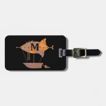 Steampunk Rusty Airship Custom Monogram