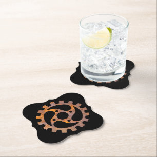 Steampunk Rusty Gear VI Untersetzer