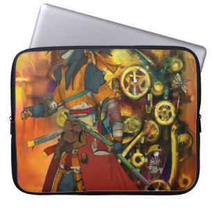 Steampunk Samurai Laptopschutzhülle