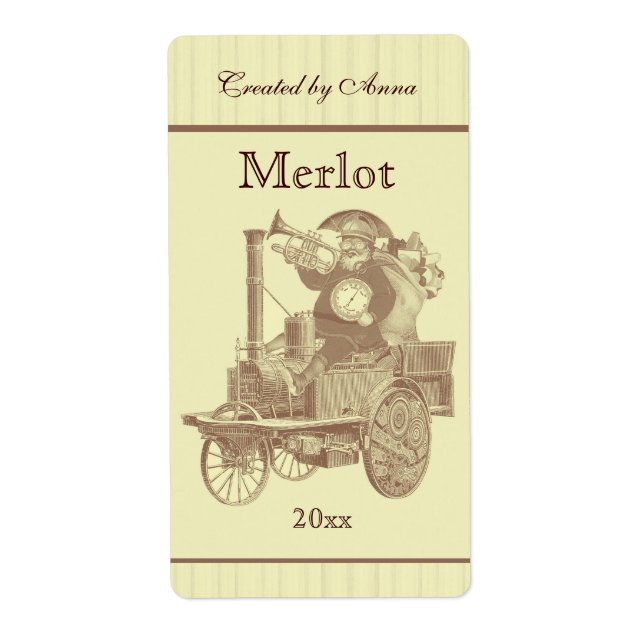 Steampunk Santa on DampfMotor (Vorne)