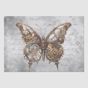 Steampunk-Schmetterlingspapier Seidenpapier