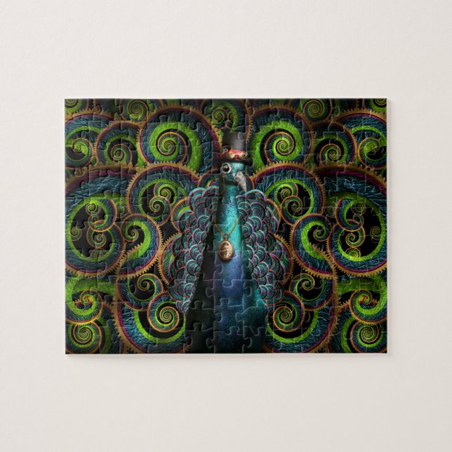 Steampunk - Schön wie ein Pfau (Horizontal)