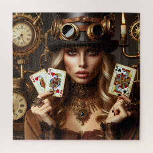 Steampunk Schöne Herzkönigin