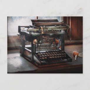 Steampunk - Schreibmaschine - Eine wirklich alte S Postkarte