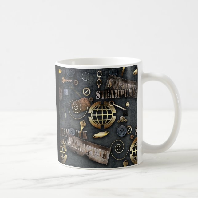 Steampunk, Scrapbooking Kaffeetasse (Rechts)