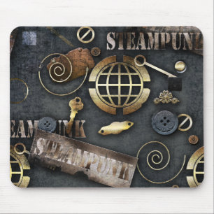 Steampunk, Scrapbooking Mousepad