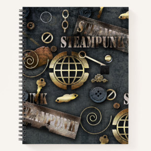 Steampunk, Scrapbooking Notizbuch
