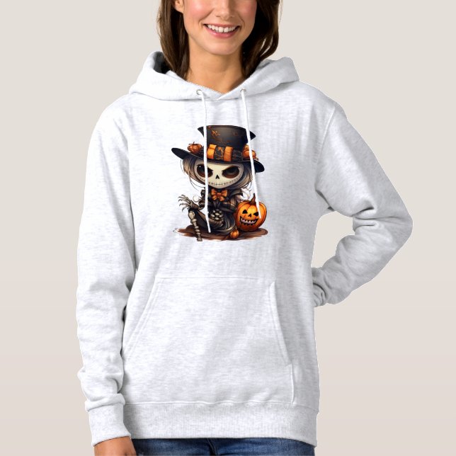 Steampunk Skeleton Hoodie (Vorderseite)