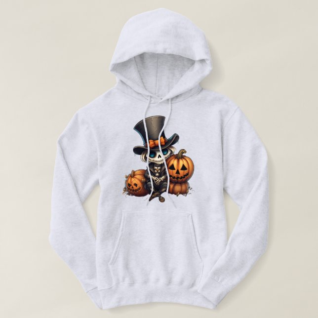Steampunk Skeleton Hoodie (Design vorne)