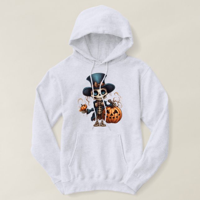 Steampunk Skeleton Hoodie (Design vorne)