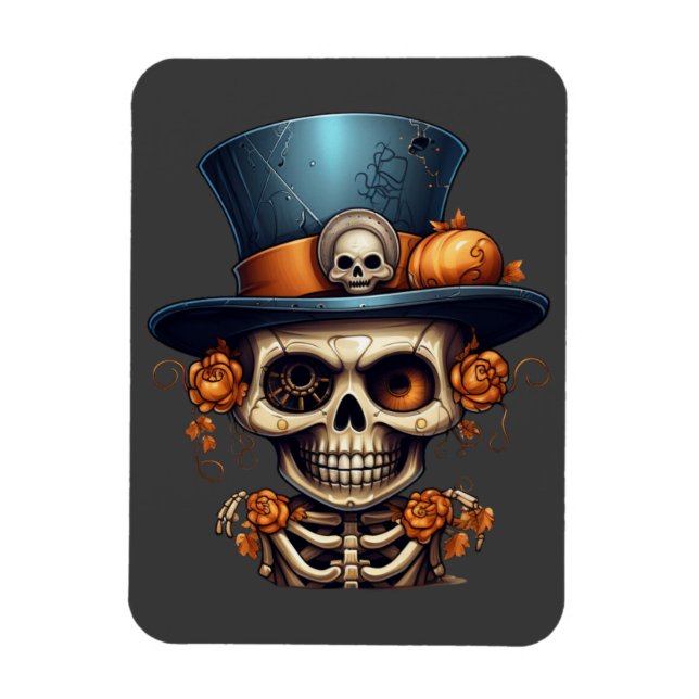 Steampunk Skeleton Magnet (Vertikal)