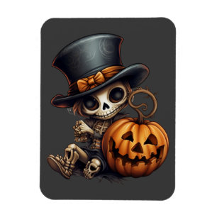 Steampunk Skeleton Magnet