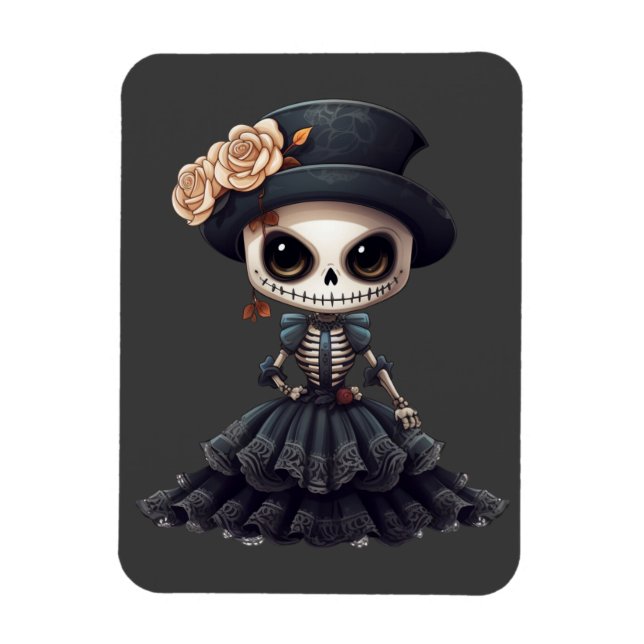 Steampunk Skeleton Magnet (Vertikal)