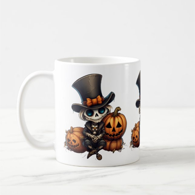 Steampunk Skeleton Mug (Gauche)