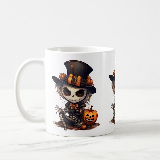 Steampunk Skeleton Tasse (Links)