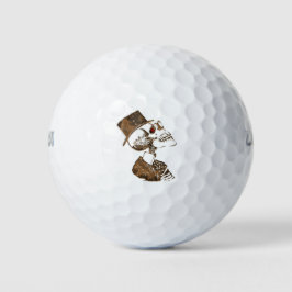 Steampunk Skull Golfball
