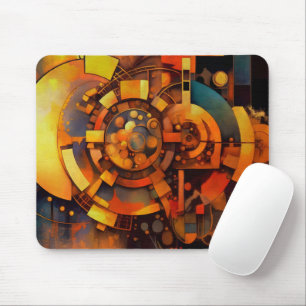 Steampunk-Solar-Mechanismus-Abstrakt Mousepad