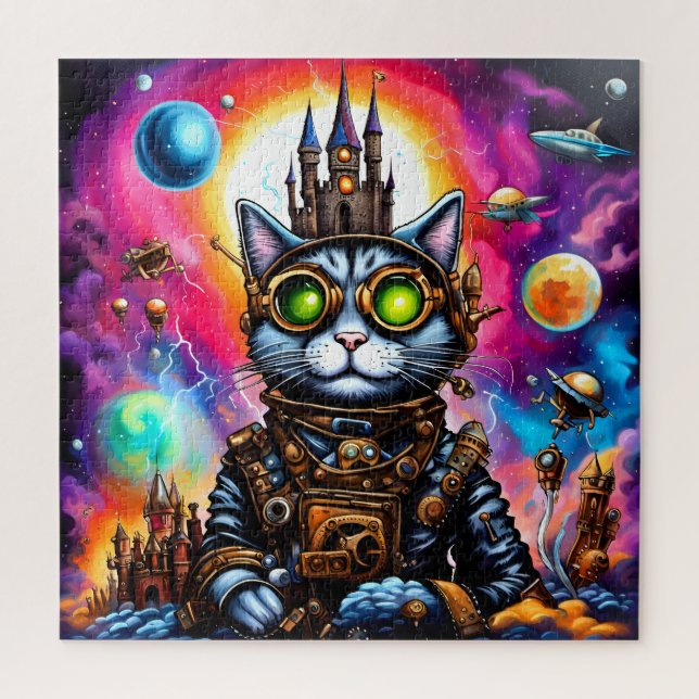 Steampunk Space Cat I (Vertikal)