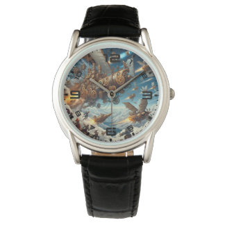 Steampunk Space Fleet Watch Armbanduhr