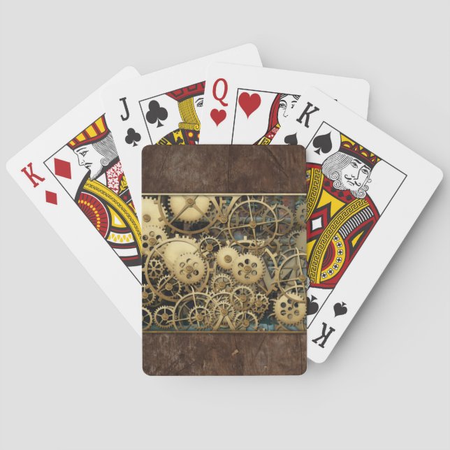 Steampunk Spielkarten (Rückseite)