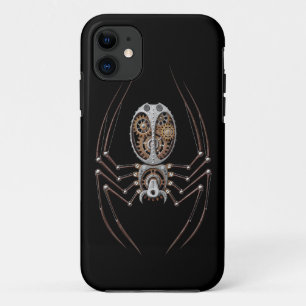 Steampunk Spinne auf Schwarzem Case-Mate iPhone Hülle