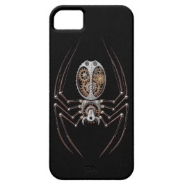 Steampunk Spinne auf Schwarzem Case-Mate iPhone Hülle
