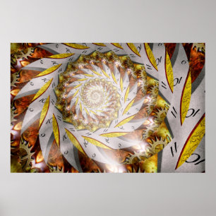 Steampunk - Spiral - Time Iris Poster