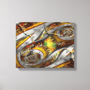 Steampunk - Spiral - Zeitkontinuum Leinwanddruck