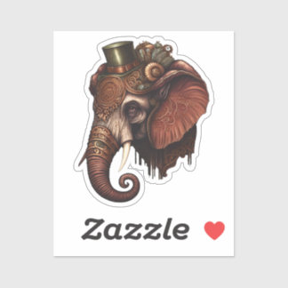Steampunk-Sticker Aufkleber