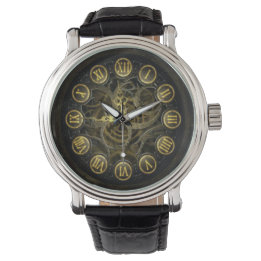 Steampunk-Stilüberwachung Armbanduhr
