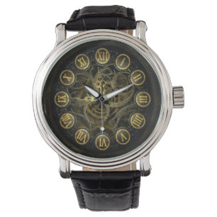 Steampunk-Stilüberwachung Armbanduhr