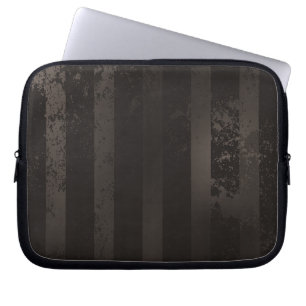 Steampunk-Streifenbraun Laptopschutzhülle