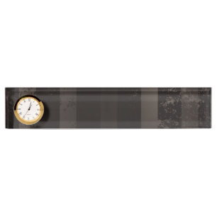 Steampunk-Streifenbraun Namensplakette