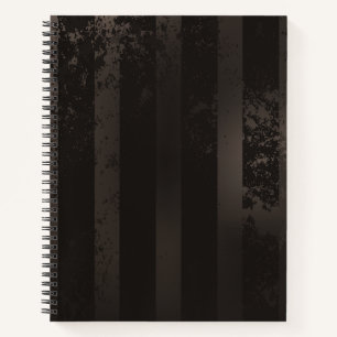 Steampunk-Streifenbraun Notizbuch