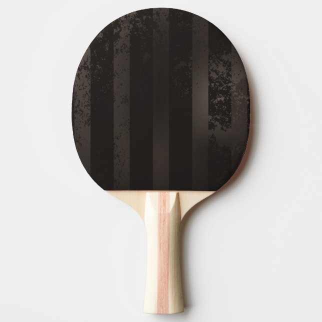Steampunk-Streifenbraun Tischtennis Schläger (Vorderseite)