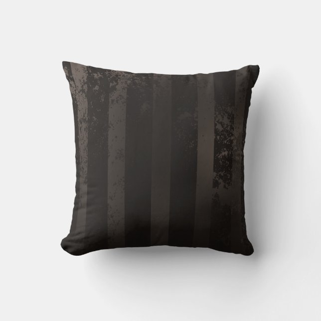 Steampunk striped brown background kissen (Vorderseite)