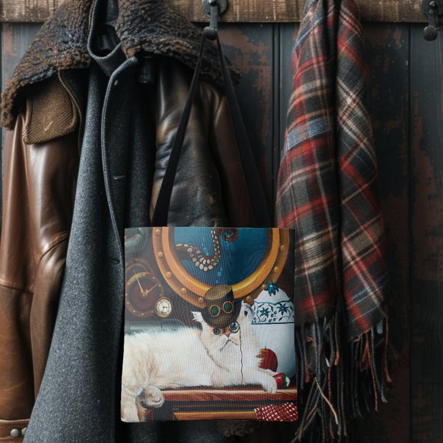 Steampunk Submarine Cat Tee Tasche (Von Creator hochgeladen)